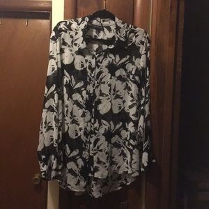 COPY - Sheer floral shirt